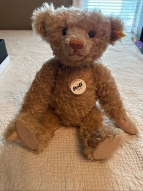 Steiff Mohair Teddy Bear in Light Brown - Classic Teddybar Steiff Collectible